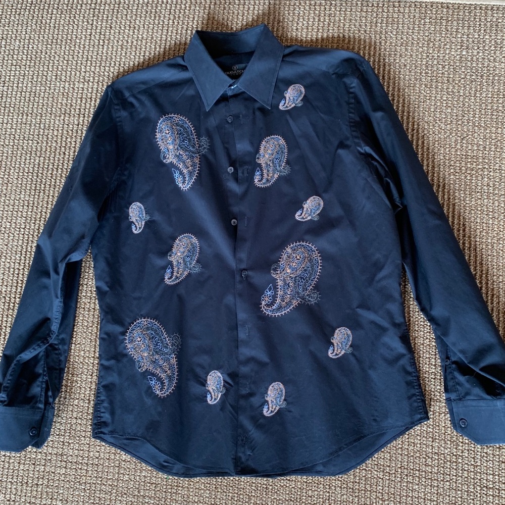 Bugatchi collared long sleeve